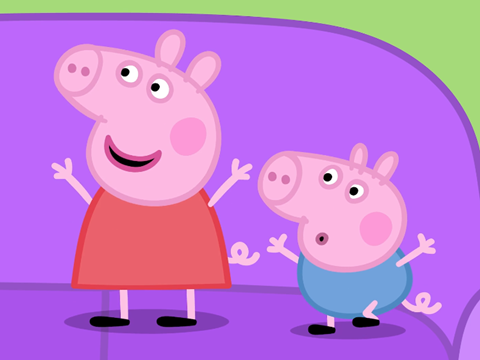 Peppa and George