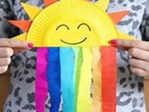 rainbow sun